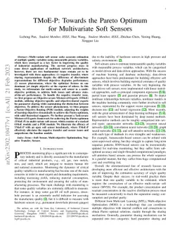 TMoE-P: Towards the Pareto Optimum for Multivariate Soft Sensors