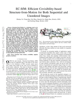 EC-SfM: Efficient Covisibility-based Structure-from-Motion for Both
  Sequential and Unordered Images