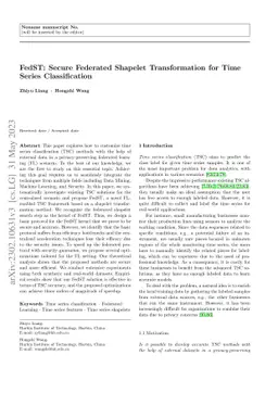 FedST: Secure Federated Shapelet Transformation for Time Series
  Classification