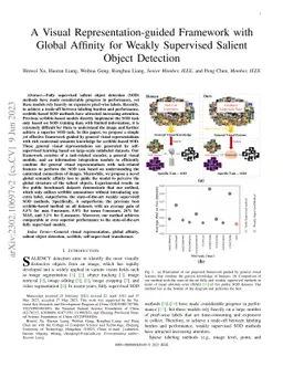A Visual Representation-guided Framework with Global Affinity for Weakly
  Supervised Salient Object Detection