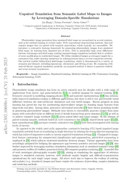 Unpaired Translation from Semantic Label Maps to Images by Leveraging
  Domain-Specific Simulations
