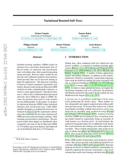 Variational Boosted Soft Trees