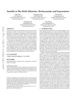 AutoML in The Wild: Obstacles, Workarounds, and Expectations