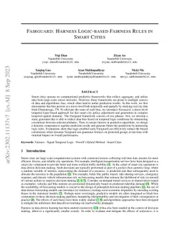 Fairguard: Harness Logic-based Fairness Rules in Smart Cities