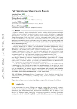 Fair Correlation Clustering in Forests