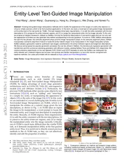 Entity-Level Text-Guided Image Manipulation