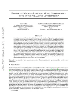 Enhancing Machine Learning Model Performance with Hyper Parameter
  Optimization: A Comparative Study