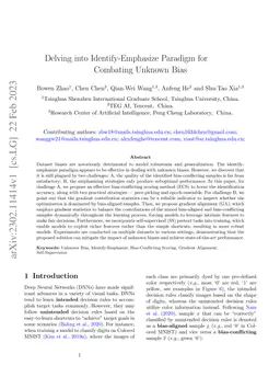 Delving into Identify-Emphasize Paradigm for Combating Unknown Bias