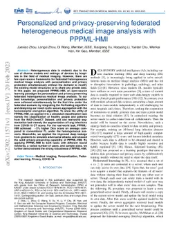 Personalized and privacy-preserving federated heterogeneous medical
  image analysis with PPPML-HMI