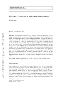 PLU-Net: Extraction of multi-scale feature fusion