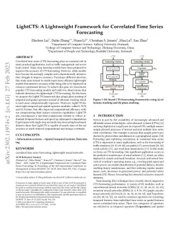 LightCTS: A Lightweight Framework for Correlated Time Series Forecasting