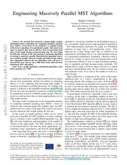 Engineering Massively Parallel MST Algorithms