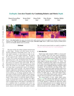 ZoeDepth: Zero-shot Transfer by Combining Relative and Metric Depth