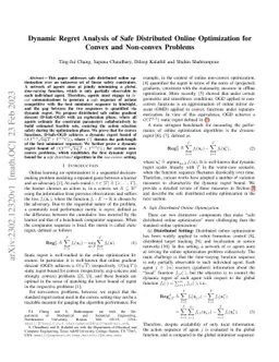 Dynamic Regret Analysis of Safe Distributed Online Optimization for
  Convex and Non-convex Problems