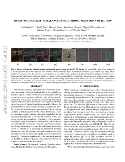 Revisiting Modality Imbalance In Multimodal Pedestrian Detection