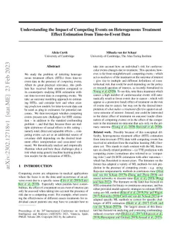 Understanding the Impact of Competing Events on Heterogeneous Treatment
  Effect Estimation from Time-to-Event Data