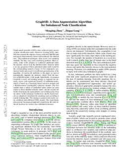 GraphSR: A Data Augmentation Algorithm for Imbalanced Node
  Classification