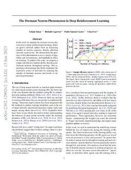 The Dormant Neuron Phenomenon in Deep Reinforcement Learning