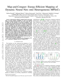 Map-and-Conquer: Energy-Efficient Mapping of Dynamic Neural Nets onto
  Heterogeneous MPSoCs