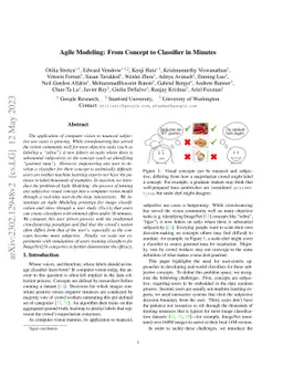 Agile Modeling: From Concept to Classifier in Minutes