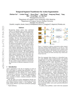 Temporal Segment Transformer for Action Segmentation