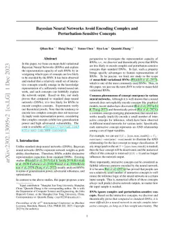Bayesian Neural Networks Avoid Encoding Complex and
  Perturbation-Sensitive Concepts