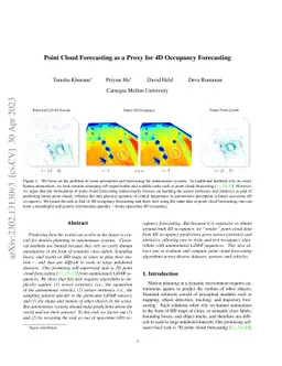 Point Cloud Forecasting as a Proxy for 4D Occupancy Forecasting