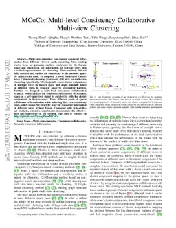 MCoCo: Multi-level Consistency Collaborative Multi-view Clustering