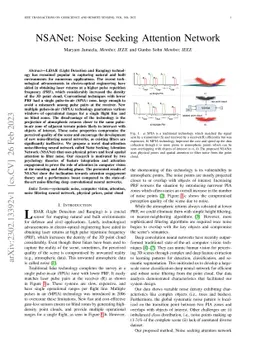 NSANet: Noise Seeking Attention Network