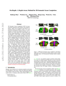 OccDepth: A Depth-Aware Method for 3D Semantic Scene Completion