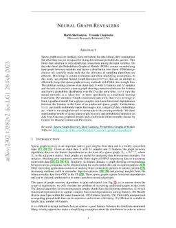 Neural Graph Revealers