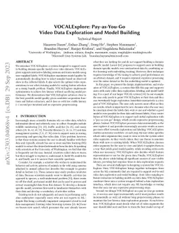 VOCALExplore: Pay-as-You-Go Video Data Exploration and Model Building
  [Technical Report]