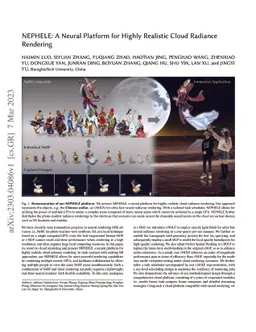 NEPHELE: A Neural Platform for Highly Realistic Cloud Radiance Rendering