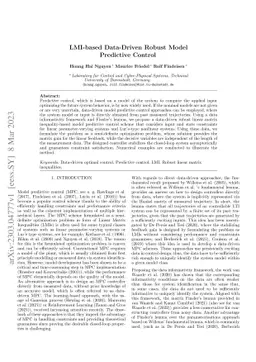 LMI-based Data-Driven Robust Model Predictive Control