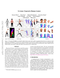 X-Avatar: Expressive Human Avatars