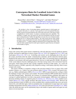 Convergence Rates for Localized Actor-Critic in Networked Markov
  Potential Games