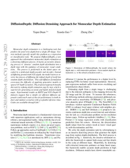 DiffusionDepth: Diffusion Denoising Approach for Monocular Depth
  Estimation