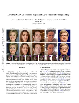 CoralStyleCLIP: Co-optimized Region and Layer Selection for Image
  Editing