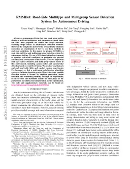RMMDet: Road-Side Multitype and Multigroup Sensor Detection System for
  Autonomous Driving