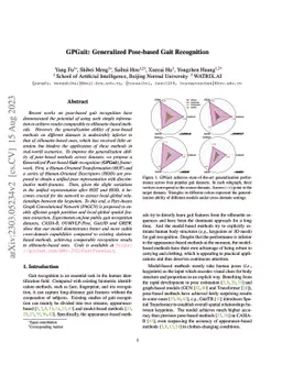 GPGait: Generalized Pose-based Gait Recognition
