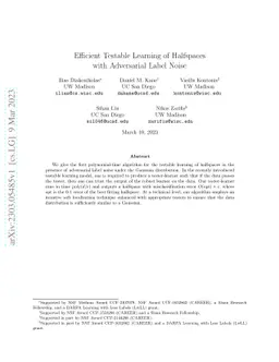 Efficient Testable Learning of Halfspaces with Adversarial Label Noise