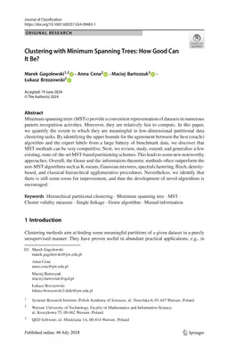 Clustering with minimum spanning trees: How good can it be?