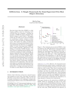 LEDetection: A Simple Framework for Semi-Supervised Few-Shot Object
  Detection