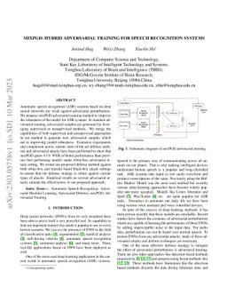 MIXPGD: Hybrid Adversarial Training for Speech Recognition Systems