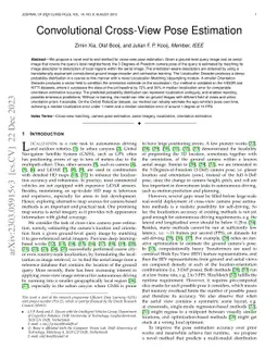 Convolutional Cross-View Pose Estimation