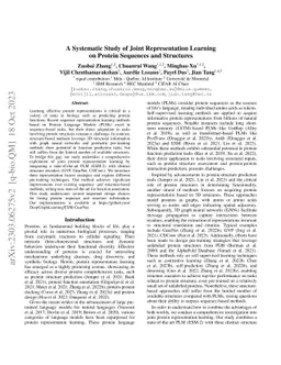 A Systematic Study of Joint Representation Learning on Protein Sequences
  and Structures