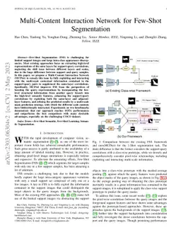 Multi-Content Interaction Network for Few-Shot Segmentation