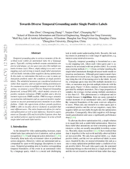 Towards Diverse Temporal Grounding under Single Positive Labels