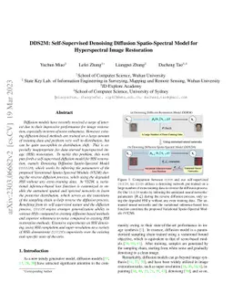 DDS2M: Self-Supervised Denoising Diffusion Spatio-Spectral Model for
  Hyperspectral Image Restoration
