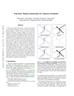 Traj-MAE: Masked Autoencoders for Trajectory Prediction